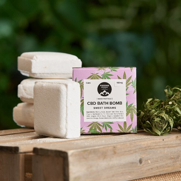 Pocono Organics Nano-Particle Bath Bomb | 5 Scents Available - Picture 1 of 6